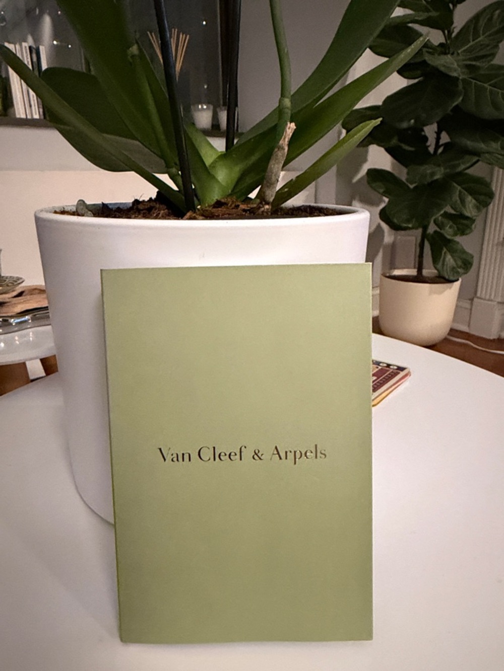 Van Cleef & Arpels Cream Hardcover Accent Book